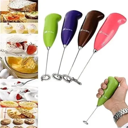 Portable Electric Coffee Beater Handheld Milk Coffee Mixer Frother, Egg Beater